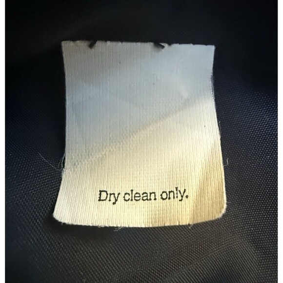 J Crew Wool Blend Trench Coat Jacket Women Size L Heather Gray Zip Front Pockets - Picture 9 of 12